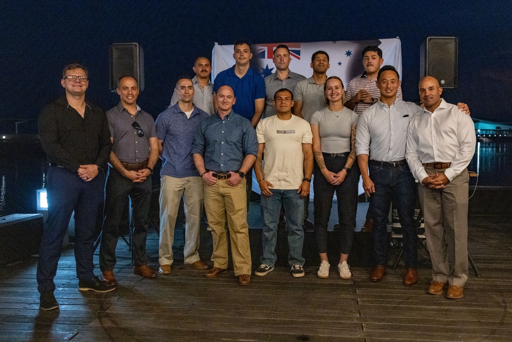 MRF-D 25.3: U.S. Marines and Royal Australian Navy participate in Forces in Football Opening Ceremony