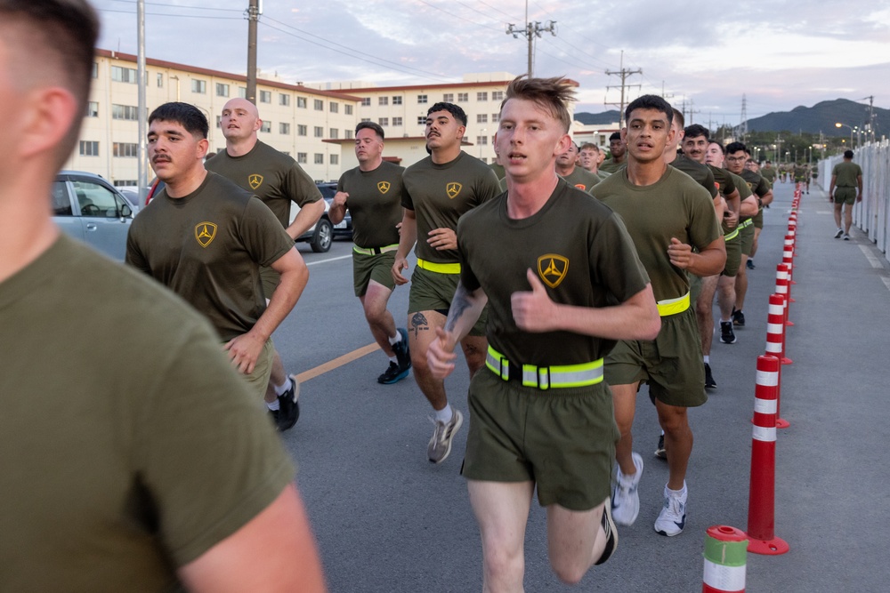 4th Marines Final NCO PT with Sgt. Maj. Rivera