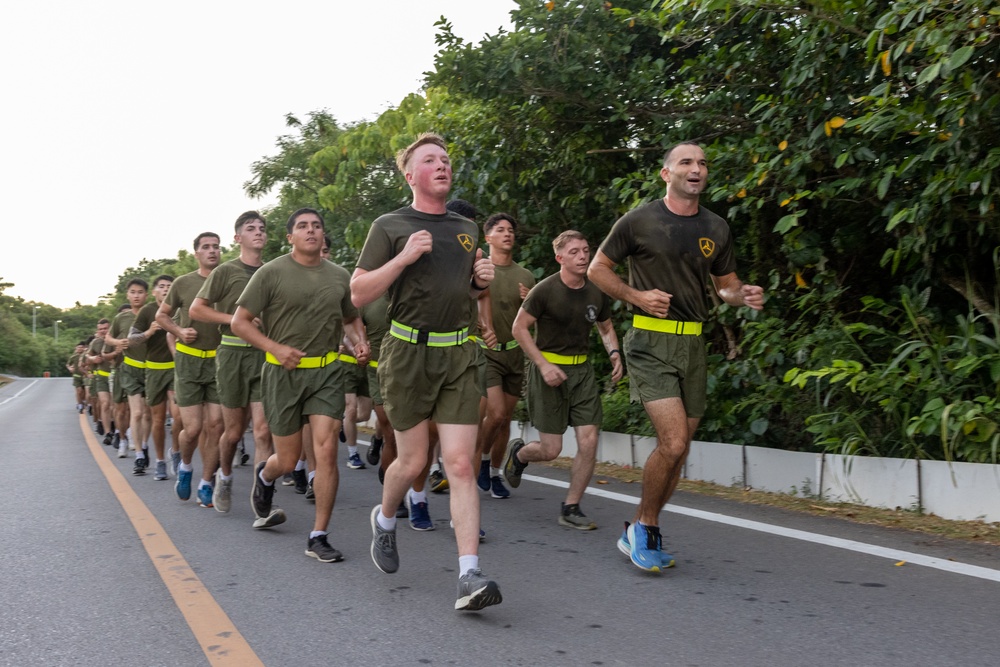 4th Marines Final NCO PT with Sgt. Maj. Rivera