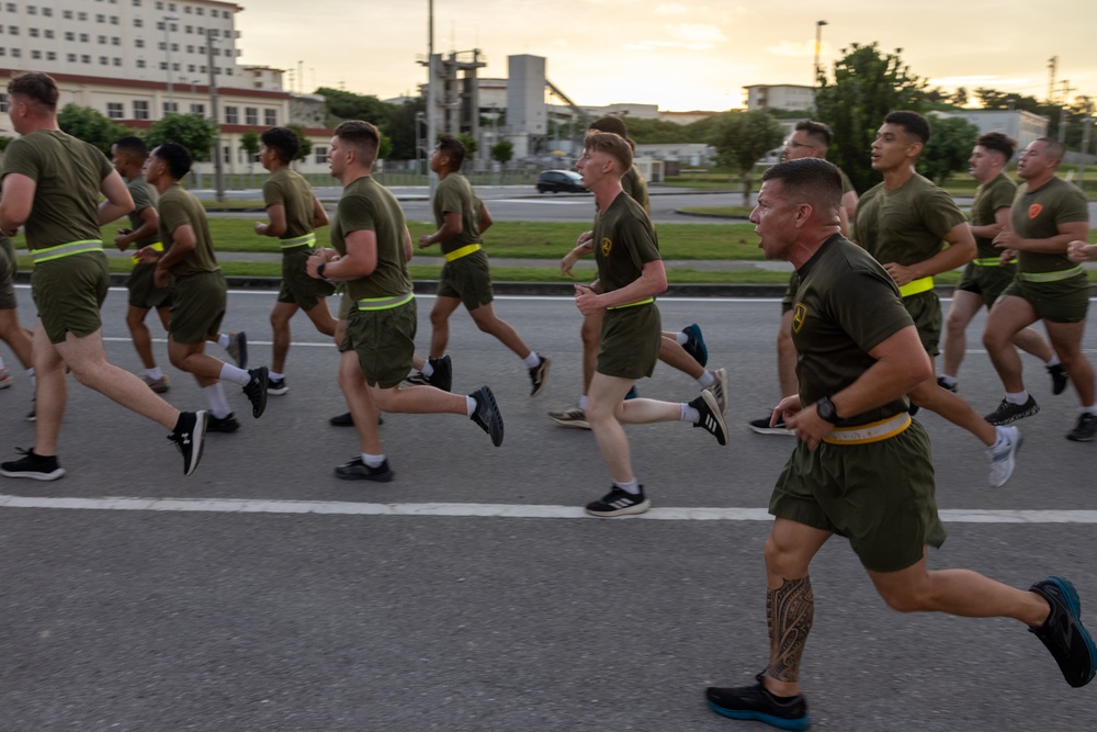 4th Marines Final NCO PT with Sgt. Maj. Rivera
