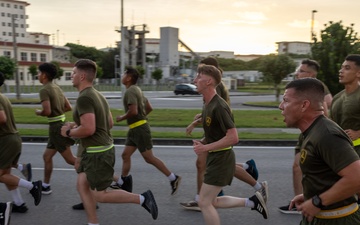 4th Marines Final NCO PT with Sgt. Maj. Rivera