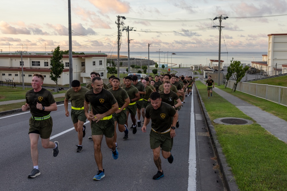 4th Marines Final NCO PT with Sgt. Maj. Rivera