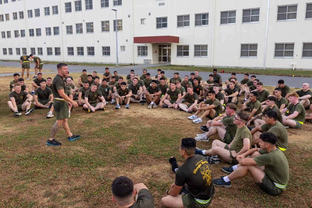 4th Marines Final NCO PT with Sgt. Maj. Rivera
