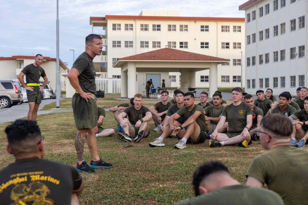 4th Marines Final NCO PT with Sgt. Maj. Rivera