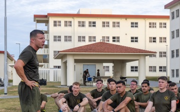 4th Marines Final NCO PT with Sgt. Maj. Rivera