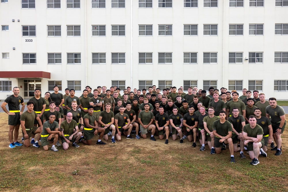 4th Marines Final NCO PT with Sgt. Maj. Rivera