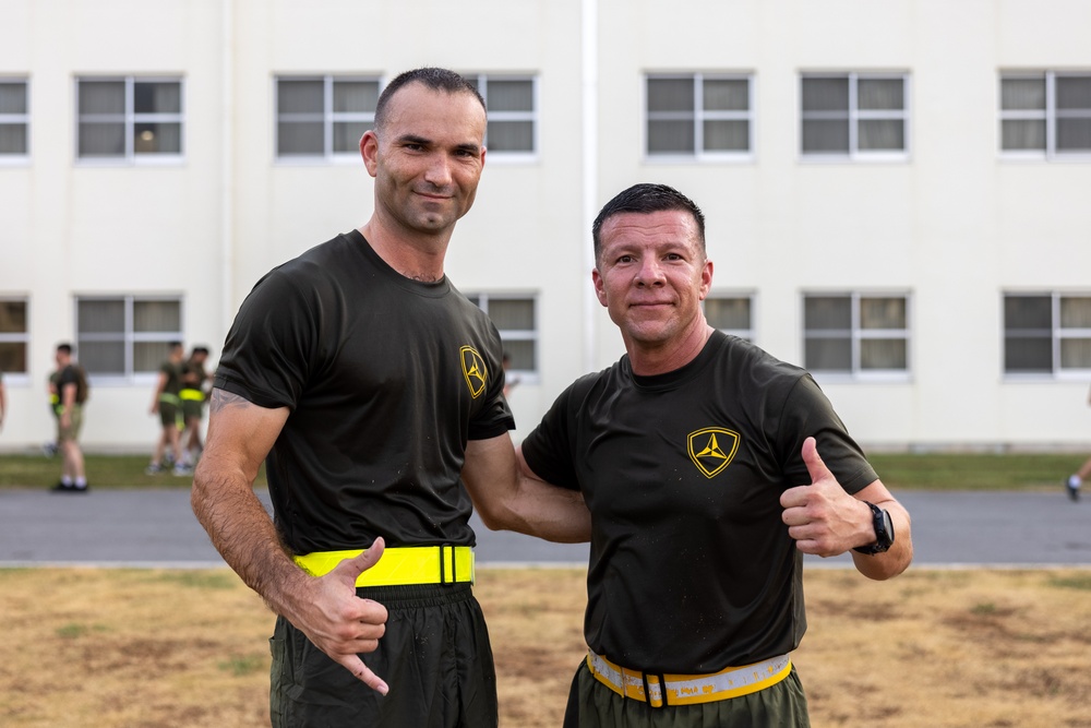 4th Marines Final NCO PT with Sgt. Maj. Rivera