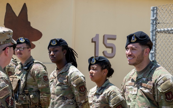 Four-Legged Deffenders on Duty: 39th SFS Showcases Mission Readiness