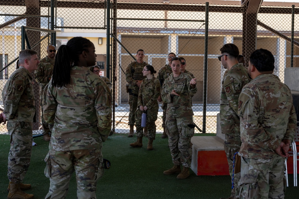 Four-Legged Defenders on Duty: 39th SFS Showcases Mission Readiness