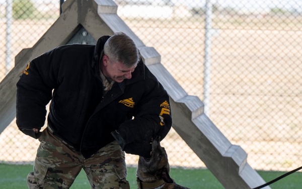 Four-Legged Deffenders on Duty: 39th SFS Showcases Mission Readiness