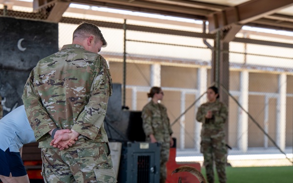 Four-Legged Deffenders on Duty: 39th SFS Showcases Mission Readiness