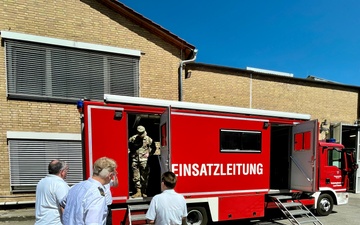 City of Wiesbaden Fire Department showcases bi-lingual emergency dispatch capabilities, garrison coordination