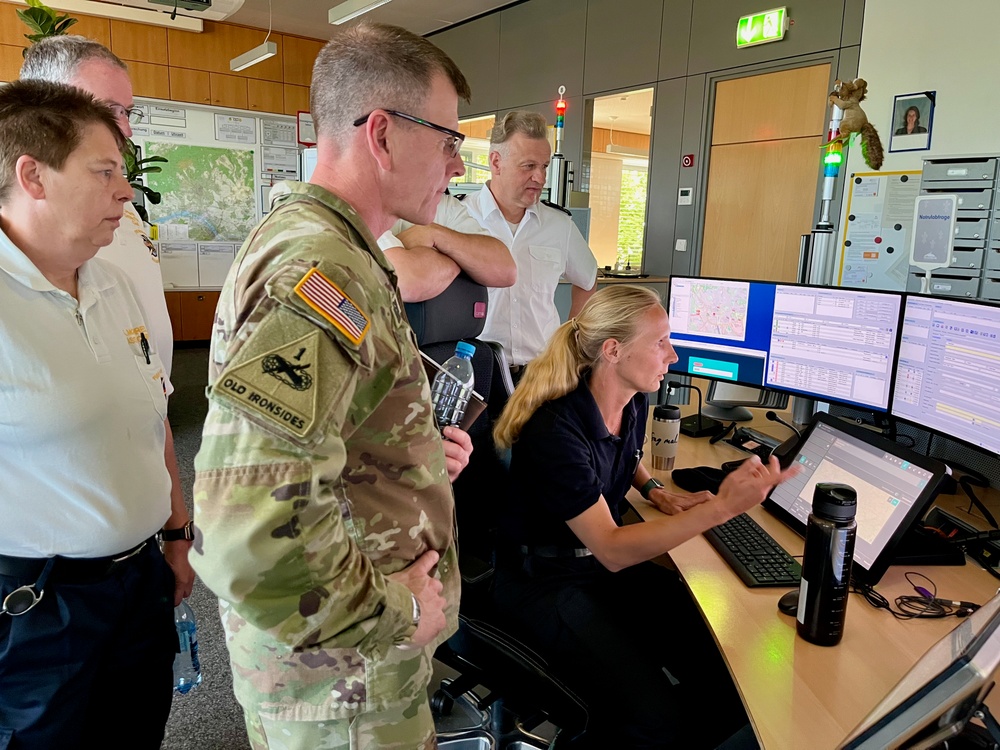 City of Wiesbaden Fire Department showcases bi-lingual emergency dispatch capabilities, garrison coordination