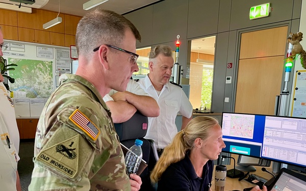 City of Wiesbaden Fire Department showcases bilingual emergency dispatch capabilities, garrison coordination