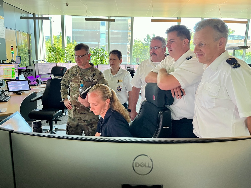 City of Wiesbaden Fire Department showcases bi-lingual emergency dispatch capabilities, garrison coordination