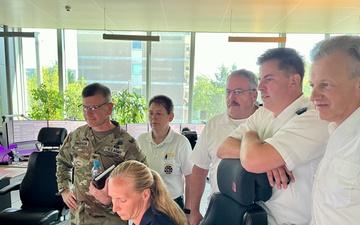City of Wiesbaden Fire Department showcases bi-lingual emergency dispatch capabilities, garrison coordination
