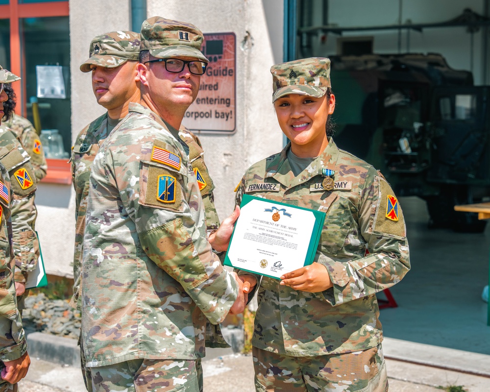 10th AAMDC HHB air defenders recognition ceremony July 3, 2025