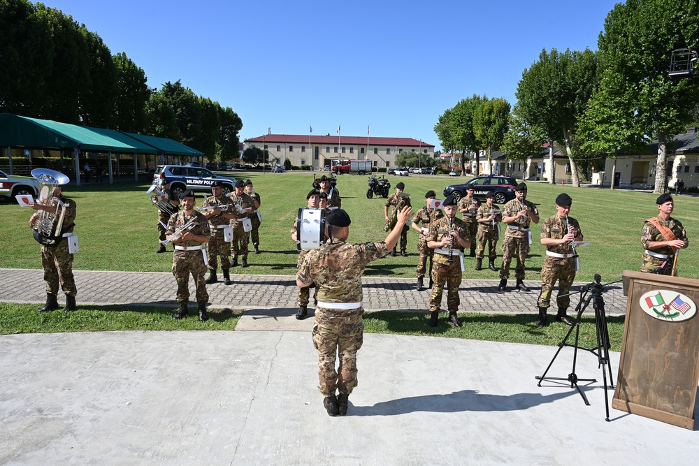 U.S. Army Garrison Italy Change of Command Ceremony, July 9, 2025