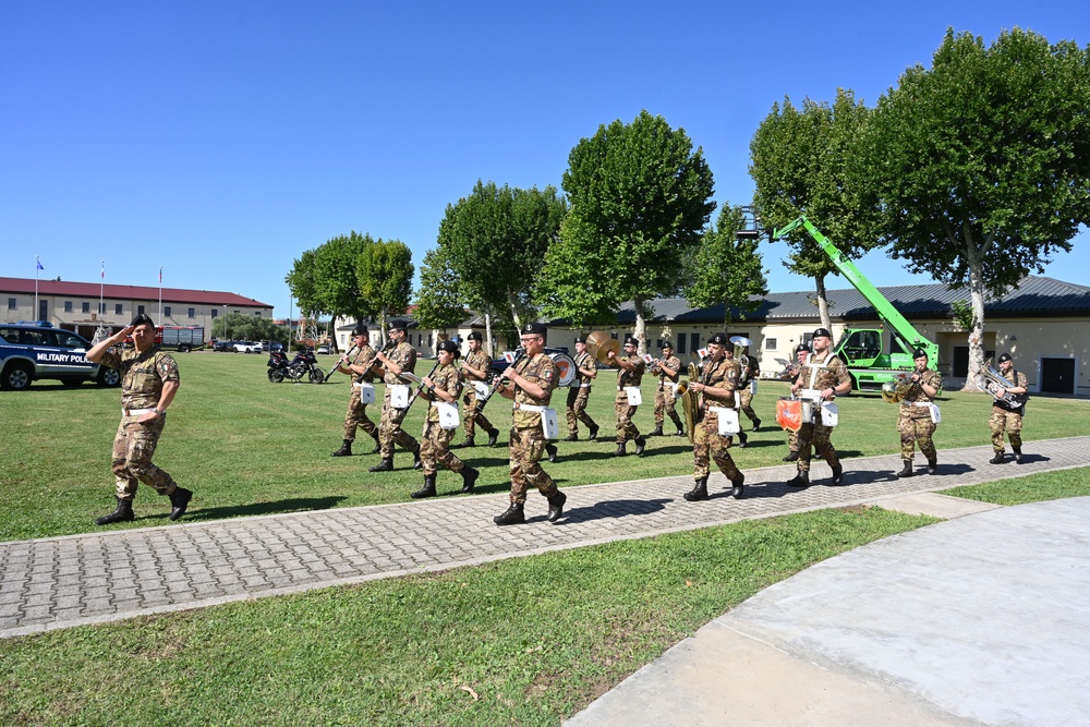 U.S. Army Garrison Italy Change of Command Ceremony, July 9, 2025