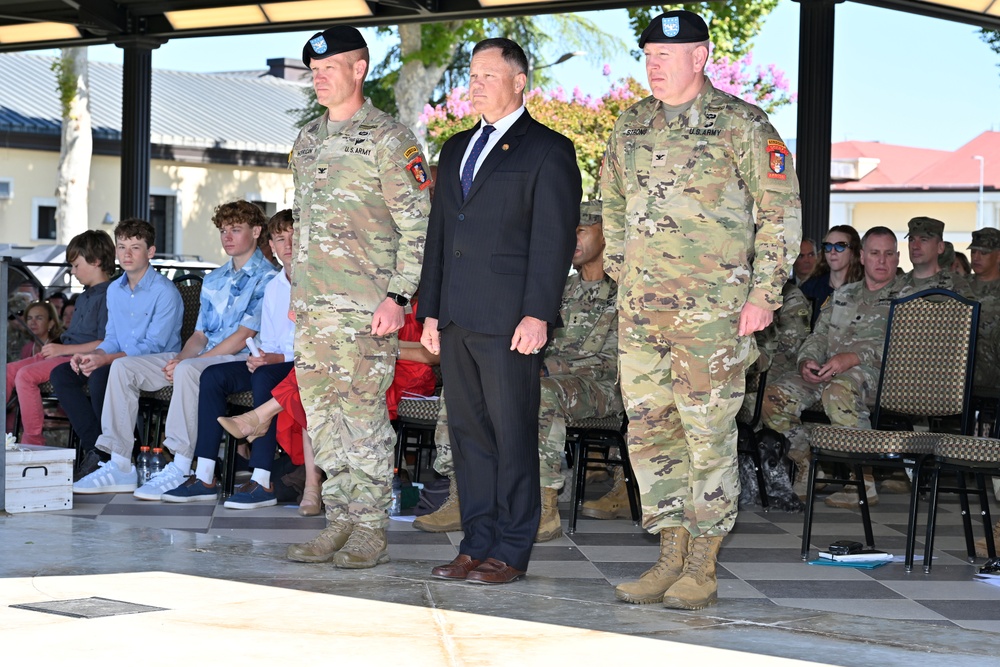 U.S. Army Garrison Italy Change of Command Ceremony, July 9, 2025