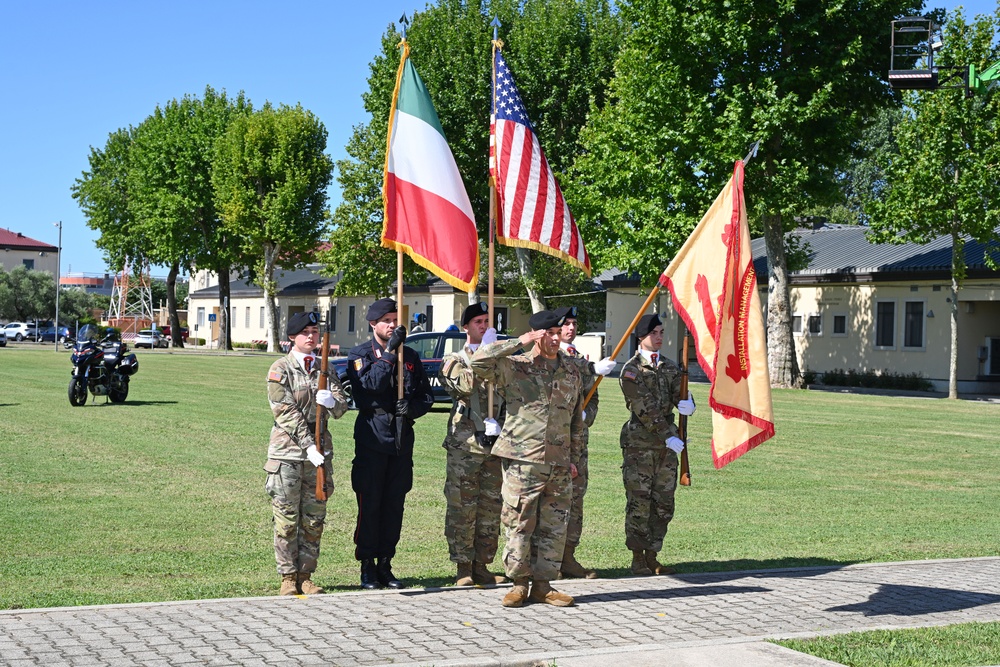 U.S. Army Garrison Italy Change of Command Ceremony, July 9, 2025