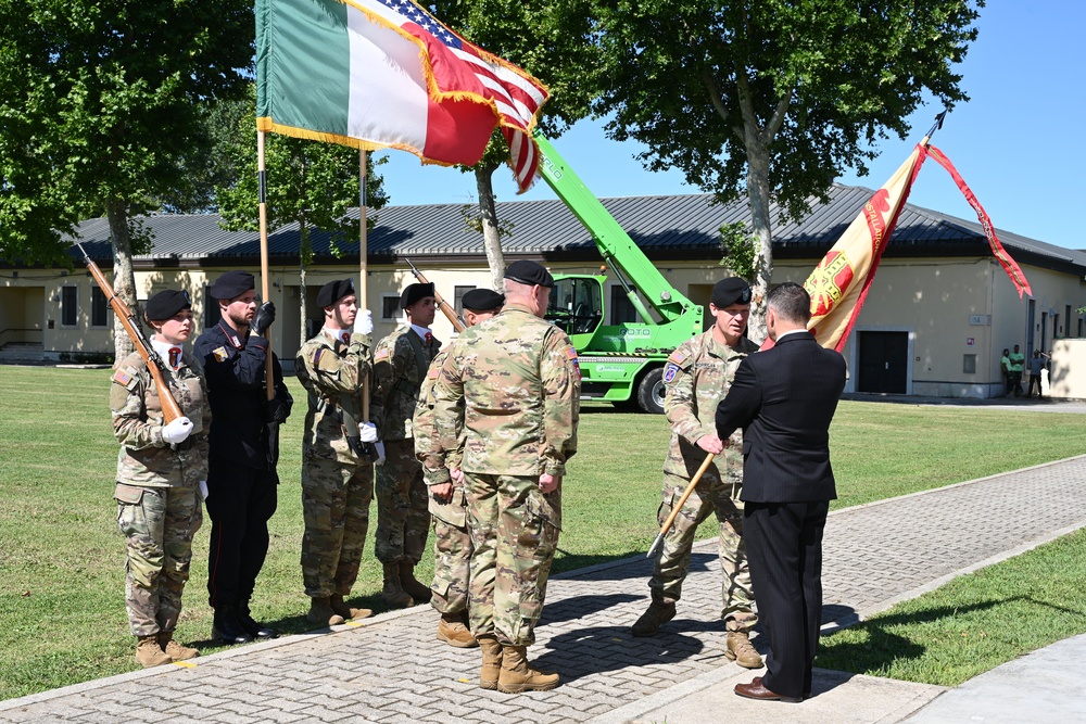 U.S. Army Garrison Italy Change of Command Ceremony, July 9, 2025