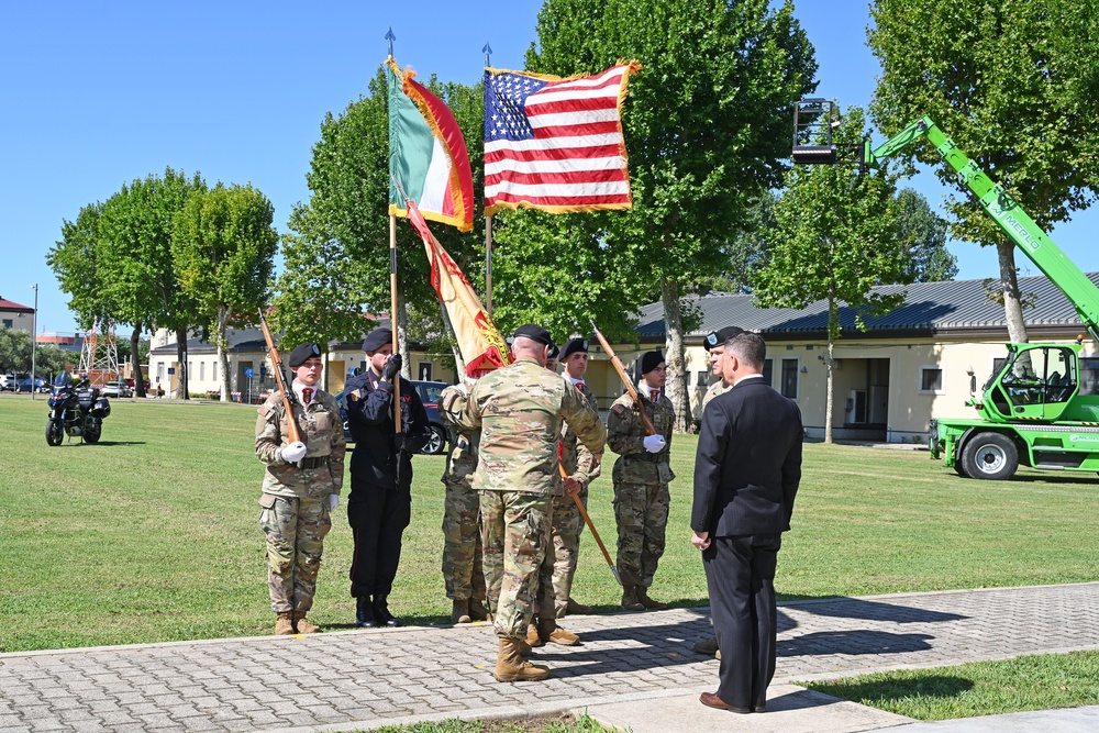 U.S. Army Garrison Italy Change of Command Ceremony, July 9, 2025