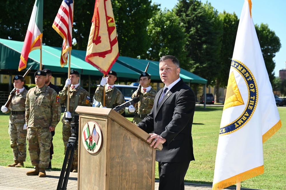 U.S. Army Garrison Italy Change of Command Ceremony, July 9, 2025