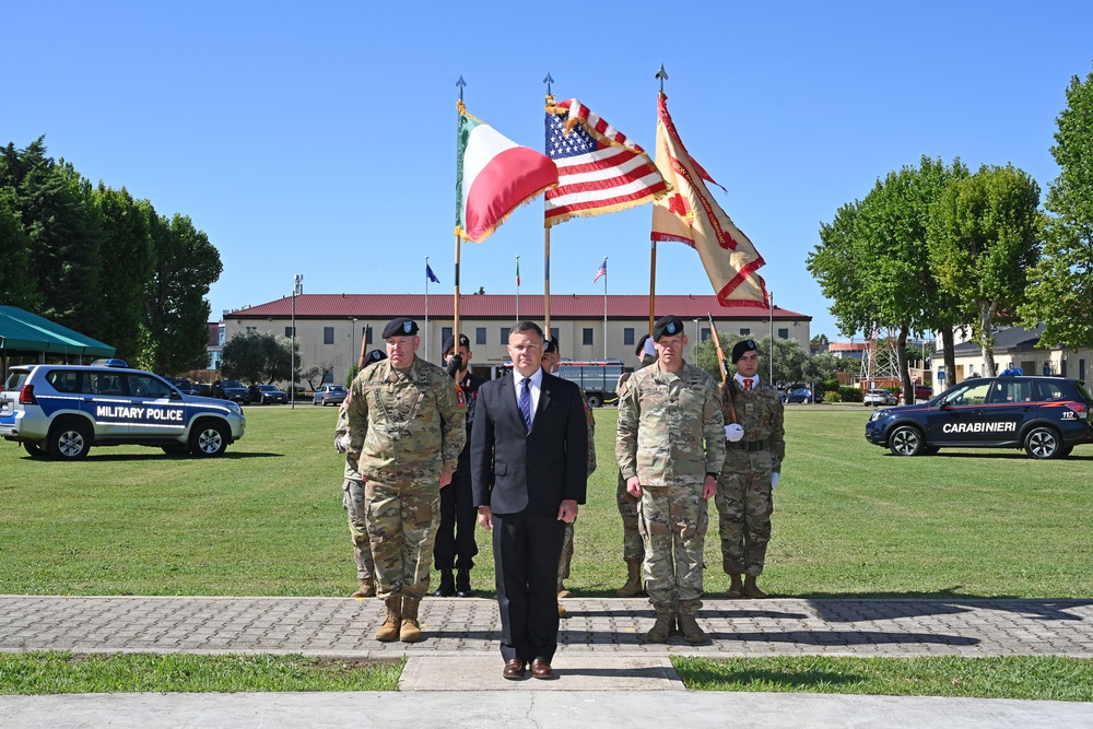 U.S. Army Garrison Italy Change of Command Ceremony, July 9, 2025