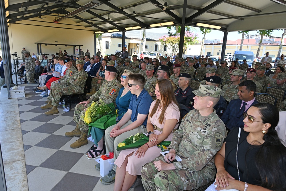 U.S. Army Garrison Italy Change of Command Ceremony, July 9, 2025