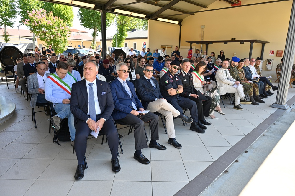 U.S. Army Garrison Italy Change of Command Ceremony, July 9, 2025