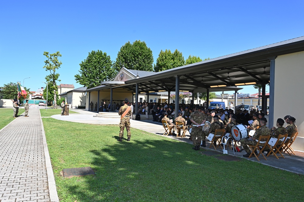 U.S. Army Garrison Italy Change of Command Ceremony, July 9, 2025