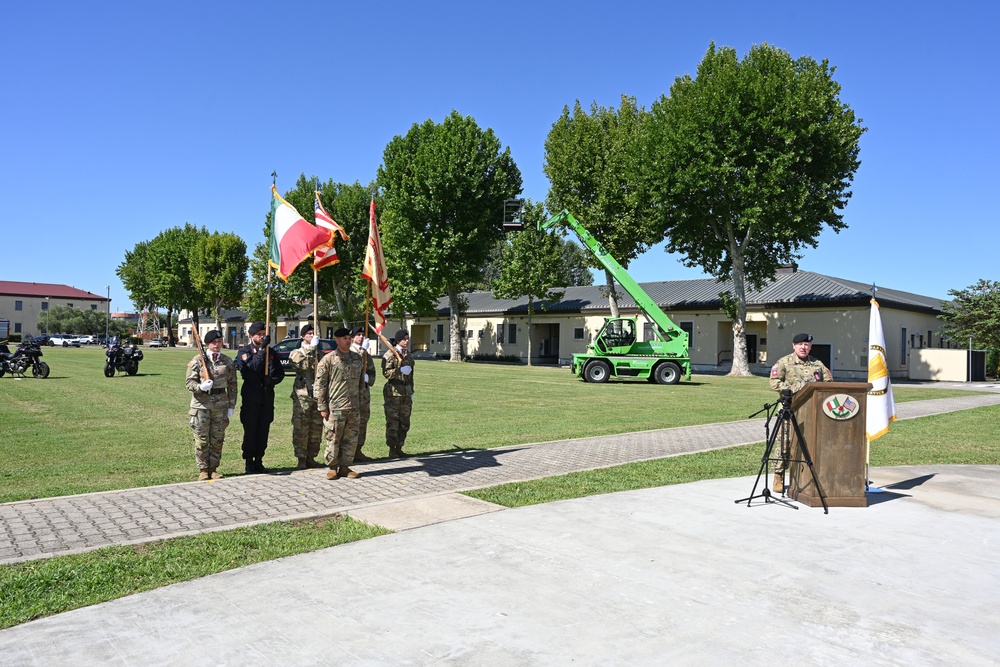 U.S. Army Garrison Italy Change of Command Ceremony, July 9, 2025