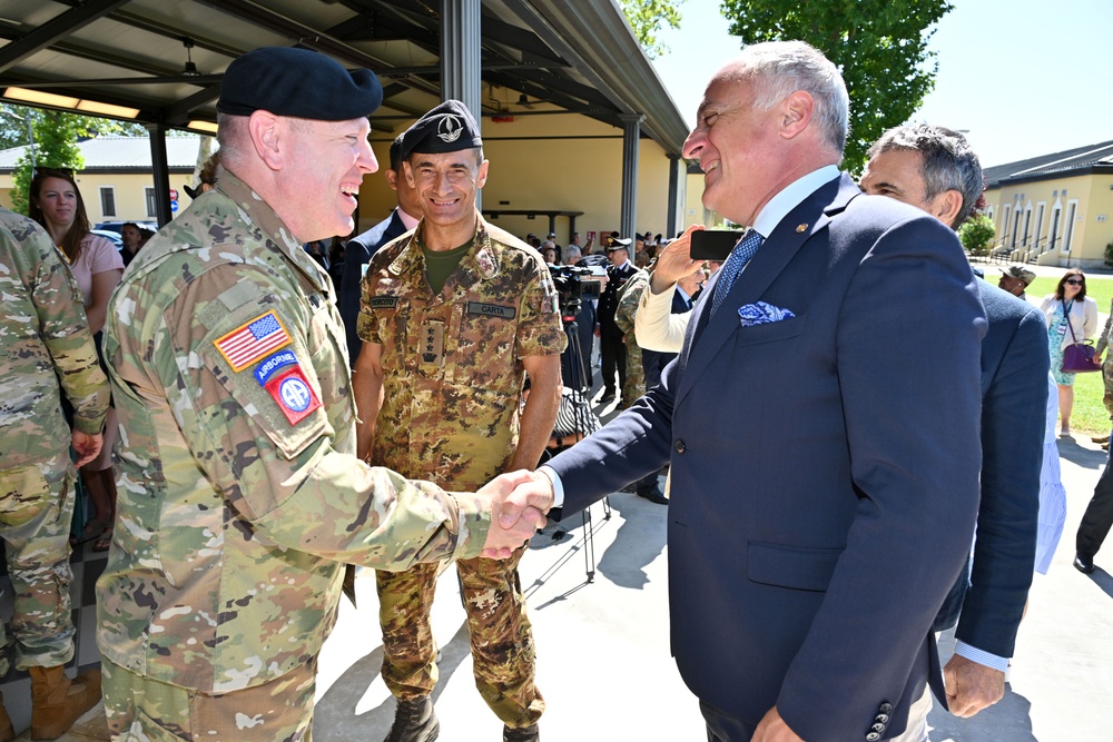 U.S. Army Garrison Italy Change of Command Ceremony, July 9, 2025
