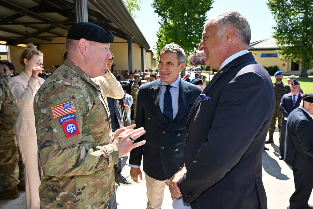U.S. Army Garrison Italy Change of Command Ceremony, July 9, 2025