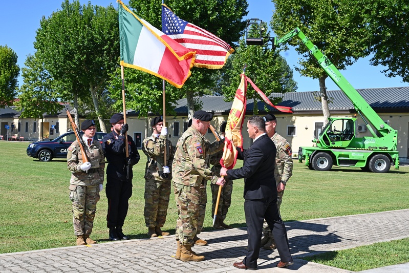 U.S. Army Garrison Italy Change of Command Ceremony, July 9, 2025