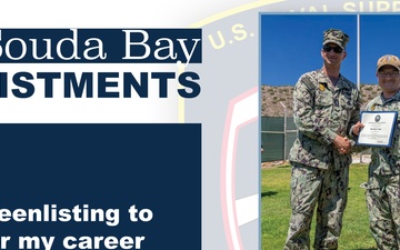 MA2 Kelton Wood Reenlists at NSA Souda Bay