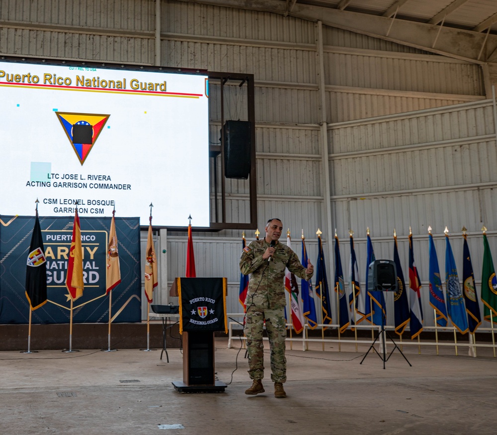 191st Regional Support Group Kicks Off Annual Training with Troop Welcome Ceremony