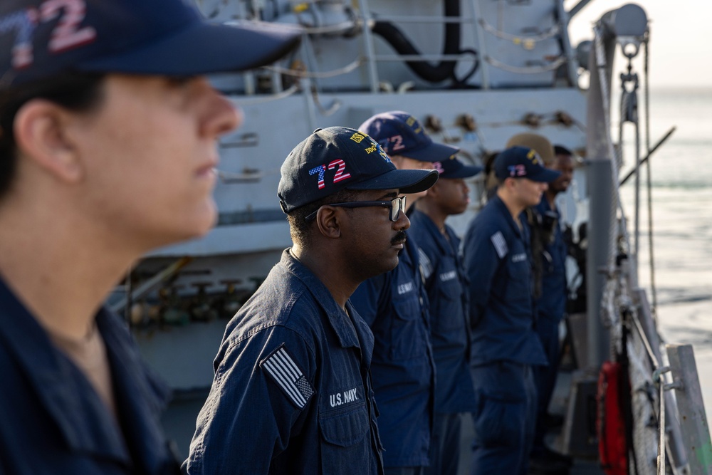 USS Mahan (DDG 72) Departs Naval Station Rota
