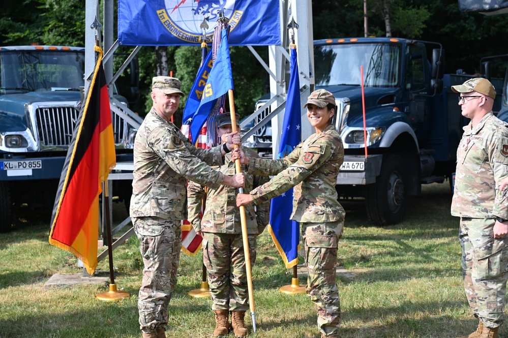 1st Engineering Installation Squadron change of command
