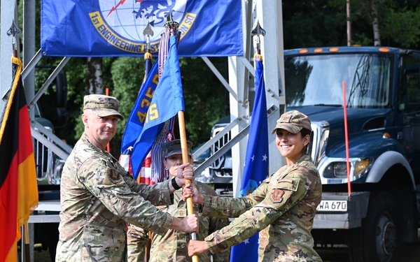 1st Engineering Installation Squadron change of command
