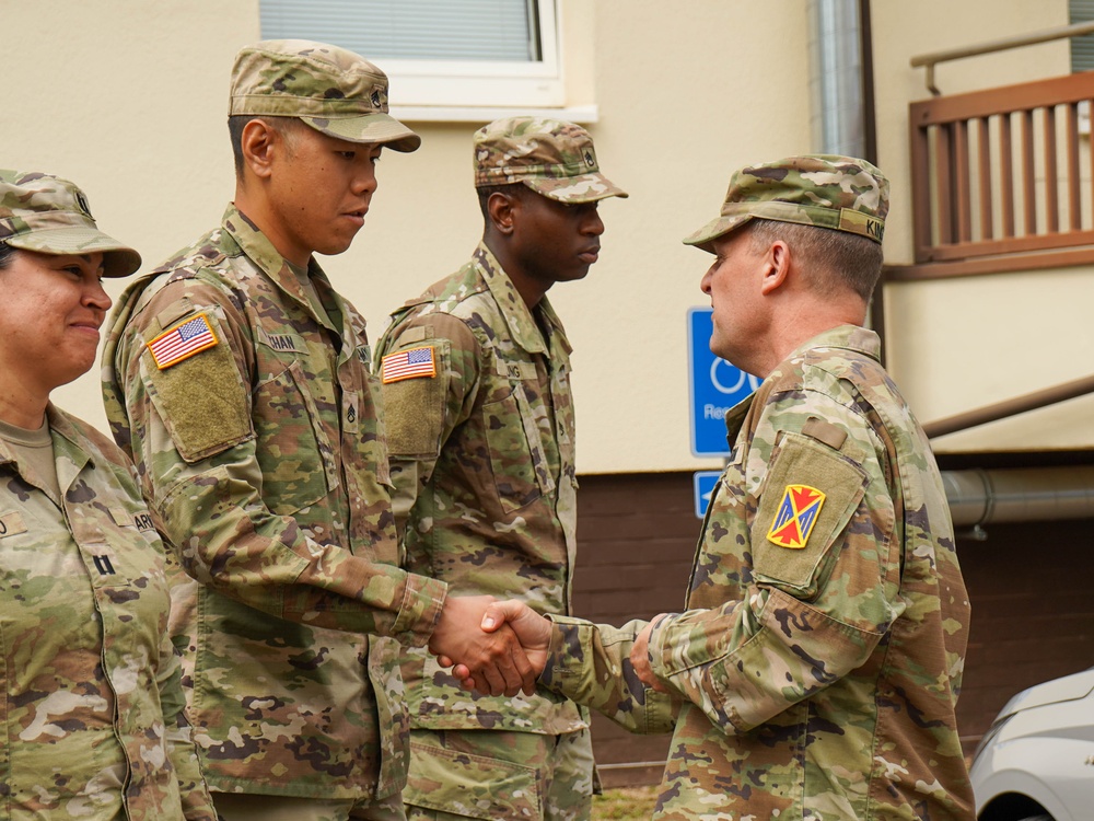 10th AAMDC Command General Coin Ceremony