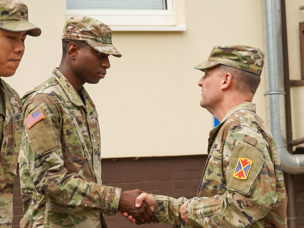 10th AAMDC Command General Coin Ceremony