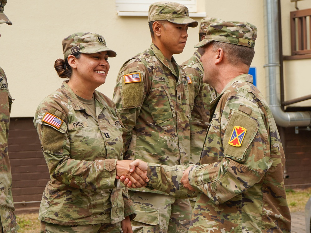 10th AAMDC Command General Coin Ceremony