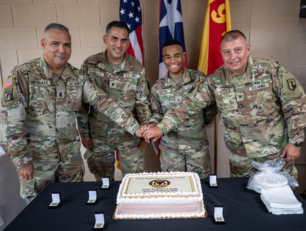191st Regional Support Group Welcomes First-Term Soldiers During Annual Training
