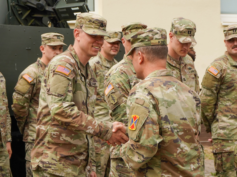 10th AAMDC Command General Coin Ceremony