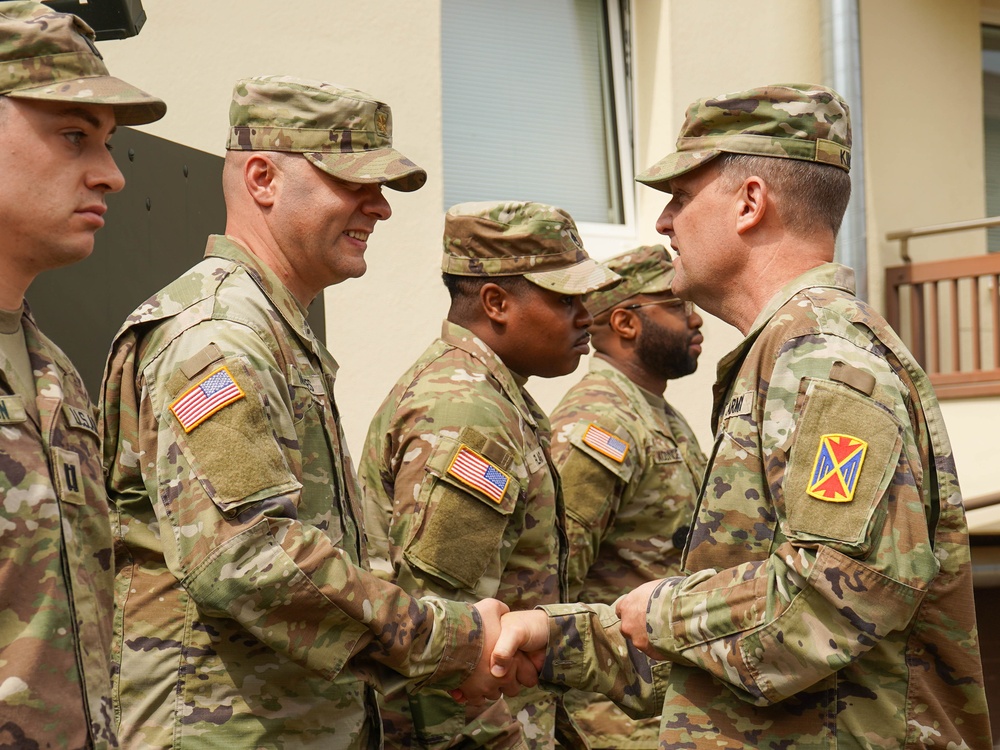 10th AAMDC Command General Coin Ceremony