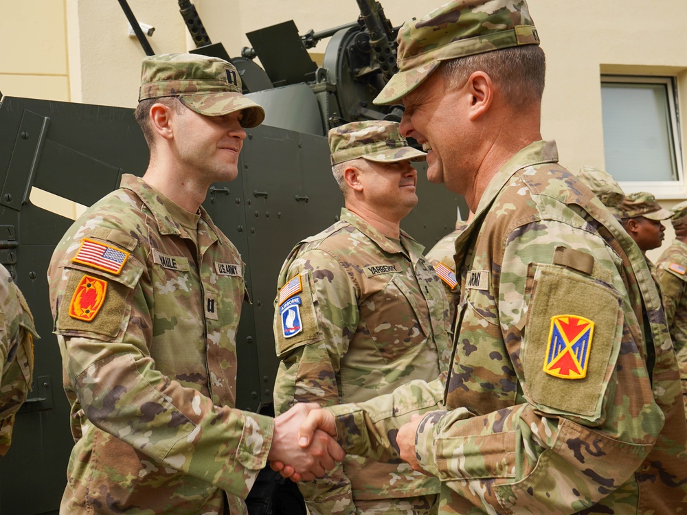 10th AAMDC Command General Coin Ceremony