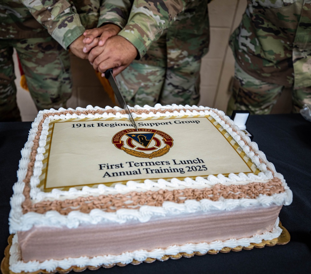191st Regional Support Group Welcomes First-Term Soldiers During Annual Training