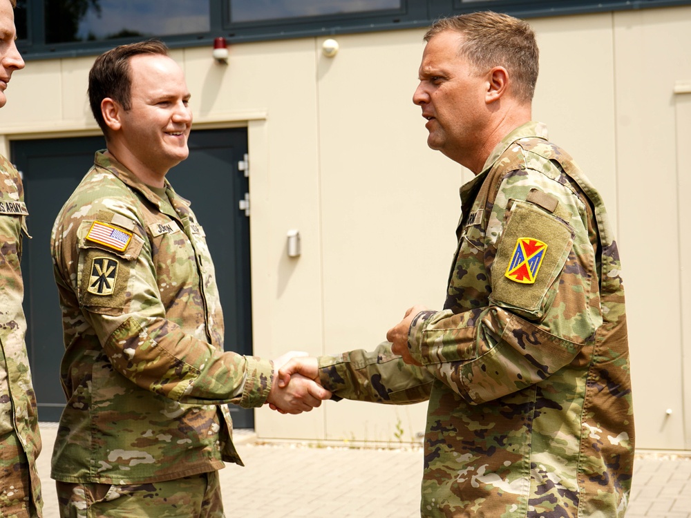 10th AAMDC Command General Coin Ceremony